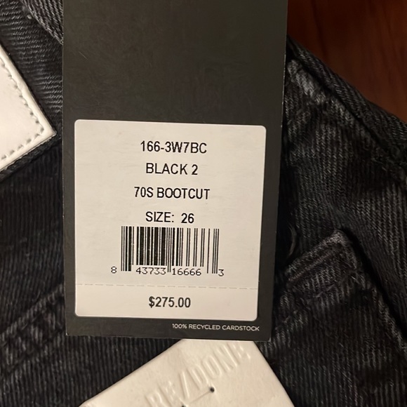 Re/Done 70s Bootcut in Black 2 - Picture 11 of 11